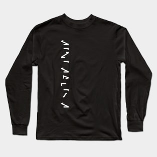 MINIMALISM VERTICAL Long Sleeve T-Shirt